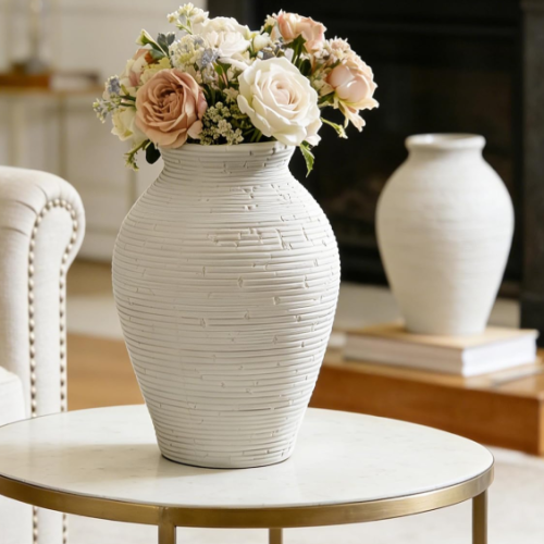 Terracotta Vase Set (2 Pieces) – Rustic-Style Home Decor